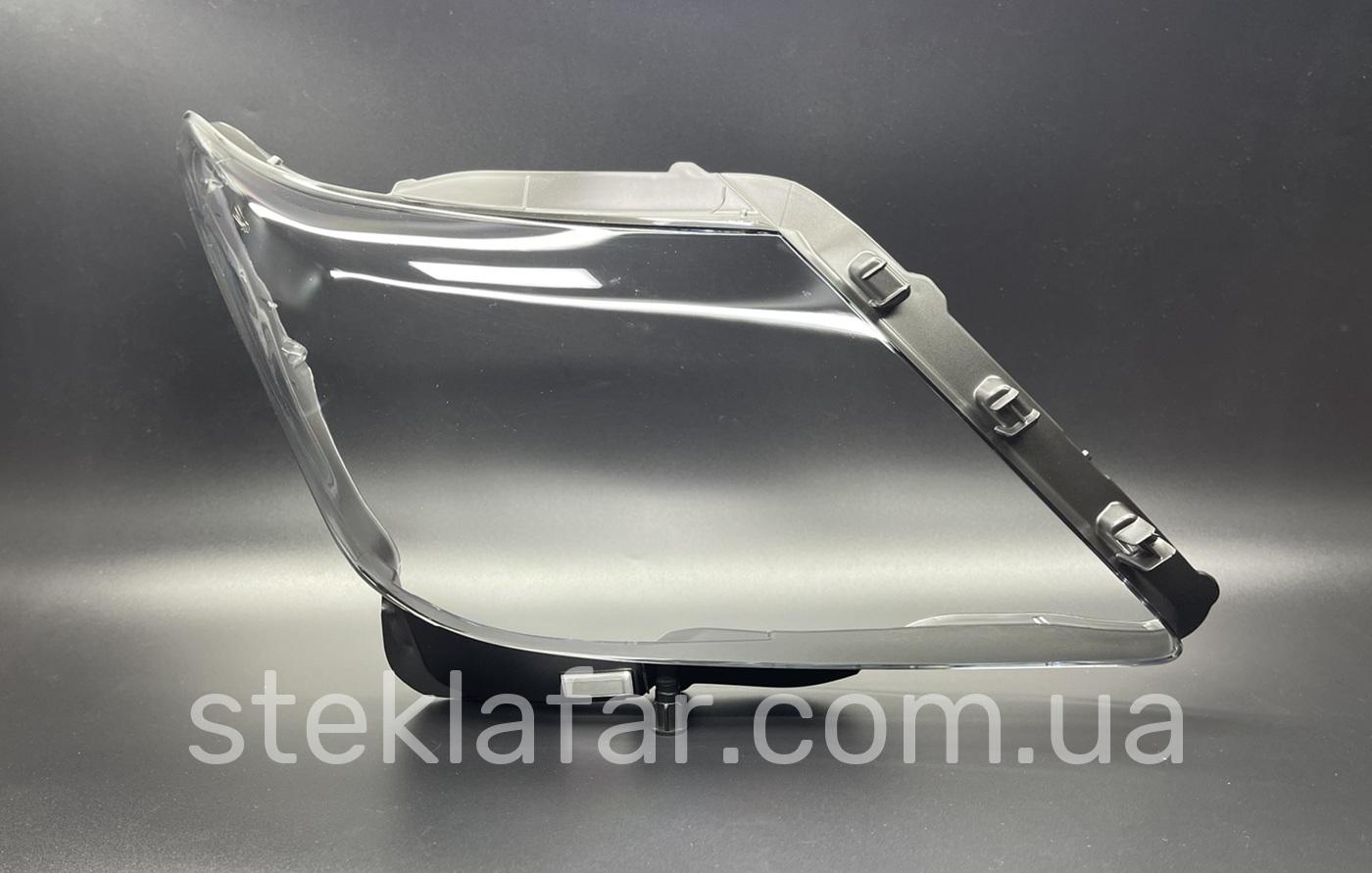 Скло до фари Lexus LX J200 (2007-2012) до рестайл / сірий кант